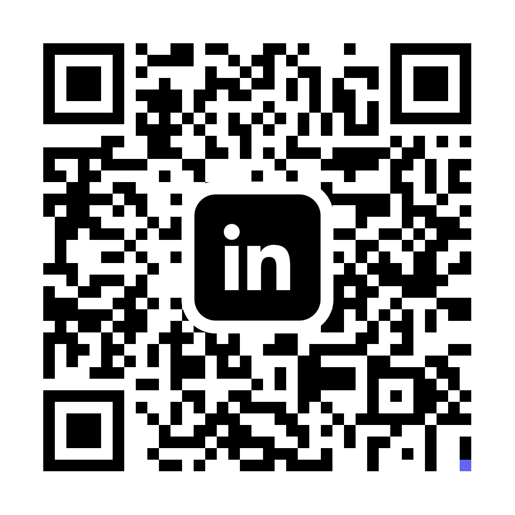 LinkedIn yuta-hayashi への QR コード